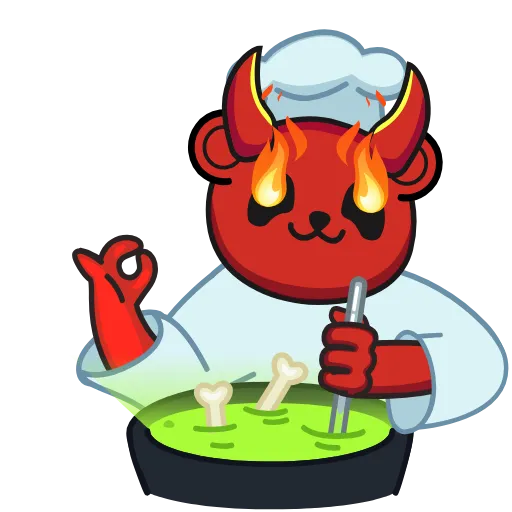 🧑‍🍳 Стикер «Nighcalls» для Telegram