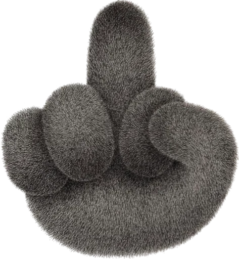 🖕 Стикер «Night Cat» для Telegram