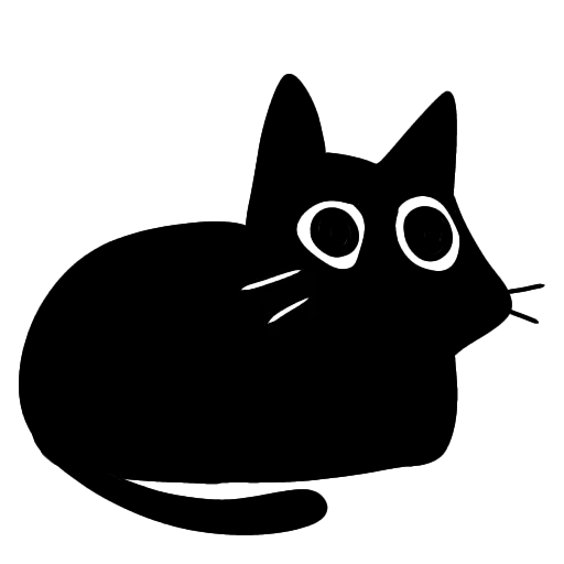 Стикерпак night kitty для Telegram — скачать