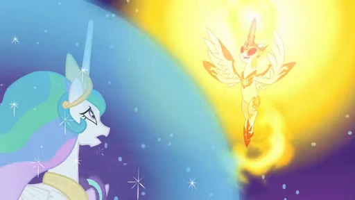 ☀️ Стикер «Nightmare Moon and Daybreaker» для Telegram
