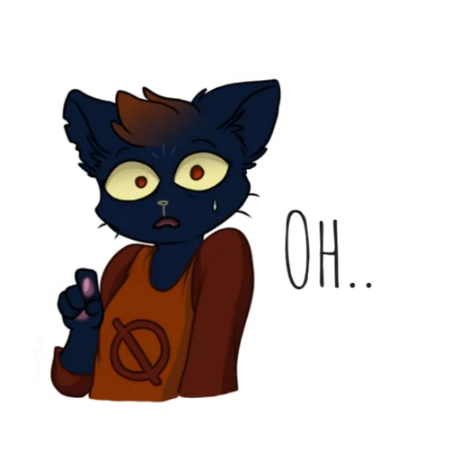 🙁 Стикер «Night In The Woods Dialog» для Telegram