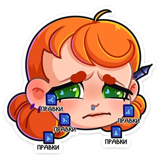 😭 Стикер «Ника» для Telegram