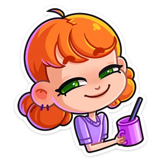 ☺️ Стикер «Ника» для Telegram