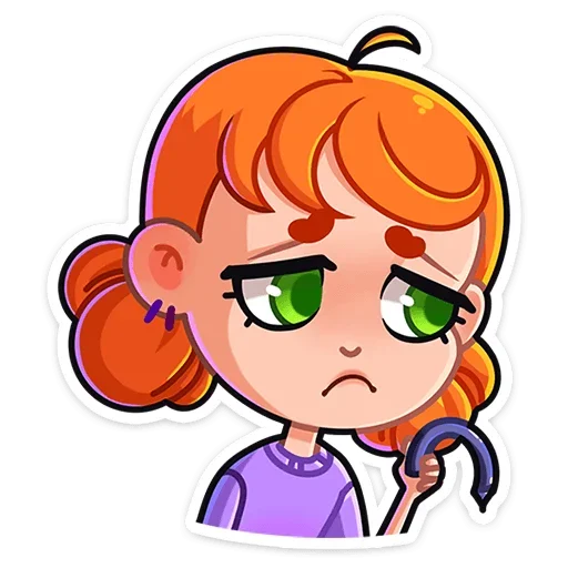 ☹️ Стикер «Ника» для Telegram