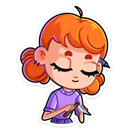 🔪 Стикер «Ника» для Telegram