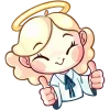 🤩 Эмодзи «Нимб И Рожки» для Telegram