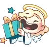 🤩 Эмодзи «Нимб И Рожки» для Telegram