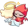🤩 Эмодзи «Нимб И Рожки» для Telegram