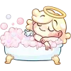 🤩 Эмодзи «Нимб И Рожки» для Telegram