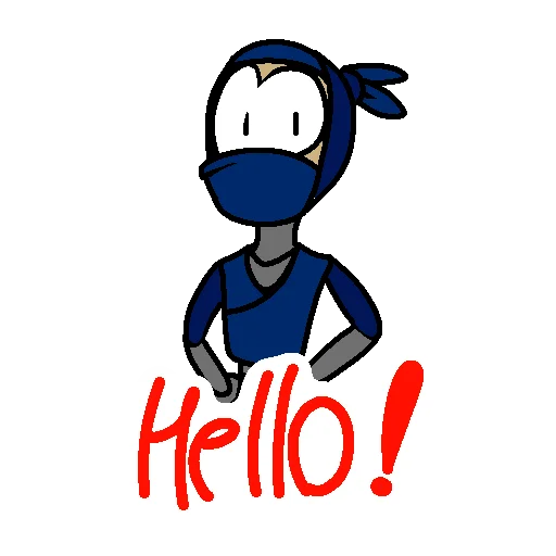 Стикерпак Ninja pack для Telegram — скачать