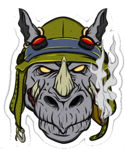 🦏 Стикер «Ninja Turtles» для Telegram