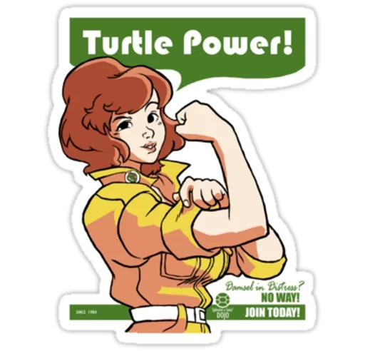 💪 Стикер «Ninja Turtles» для Telegram