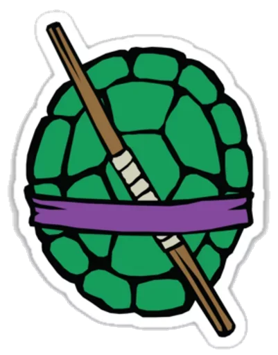 😠 Стикер «Ninja Turtles» для Telegram