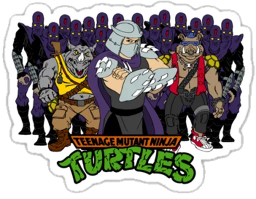 😱 Стикер «Ninja Turtles» для Telegram
