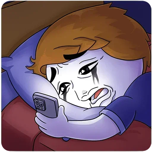 😭 Стикер «Нисик Без Текста» для Telegram
