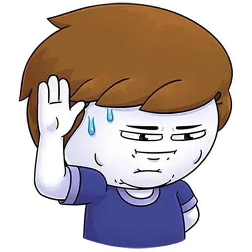 😓 Стикер «Нисик Без Текста» для Telegram