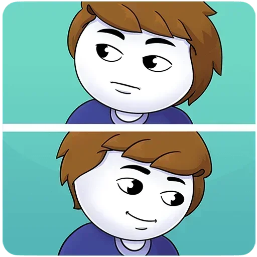 🙂 Стикер «Нисик Без Текста» для Telegram