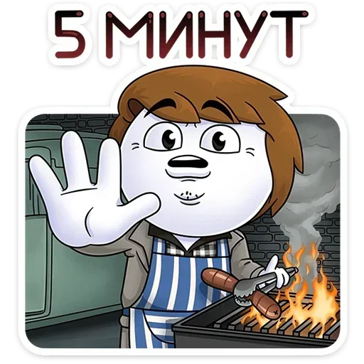 🫸 Стикер «Нисик» для Telegram