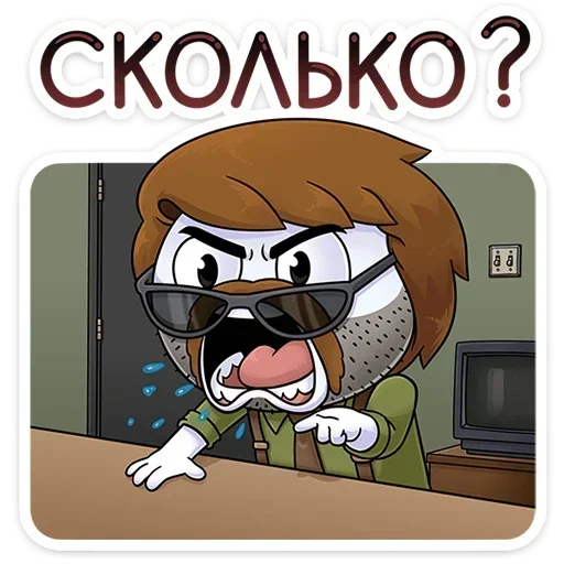 😠 Стикер «Нисик» для Telegram