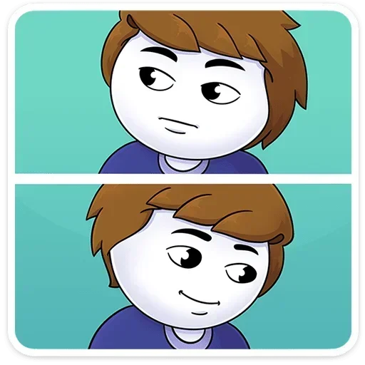 🙂 Стикер «Нисик» для Telegram