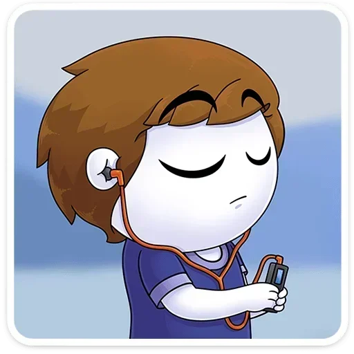 🎧 Стикер «Нисик» для Telegram