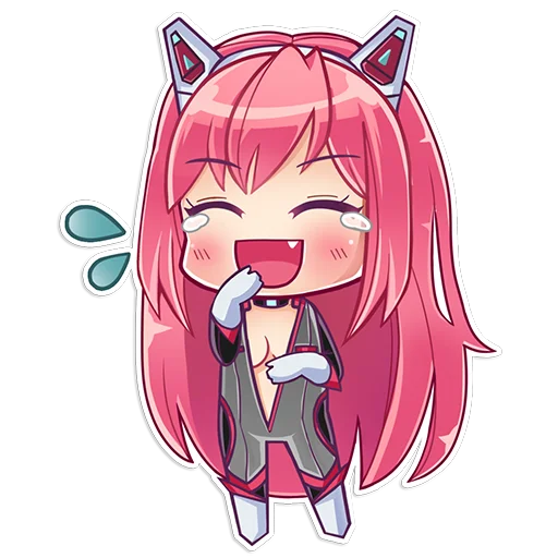 Стикерпак Nivis-chan для Telegram — скачать