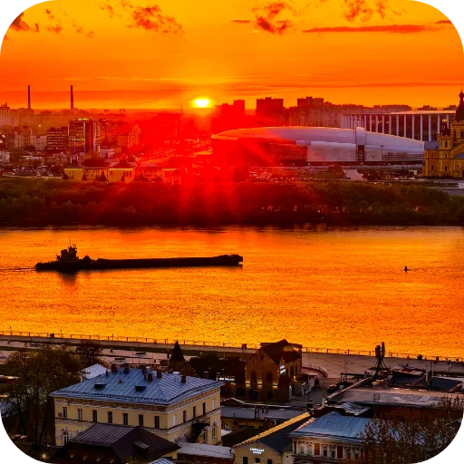🌇 Стикер «Нижний Новгород 52» для Telegram