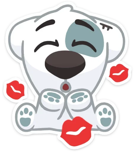 💋 Стикер «Стикеры VK» для Telegram