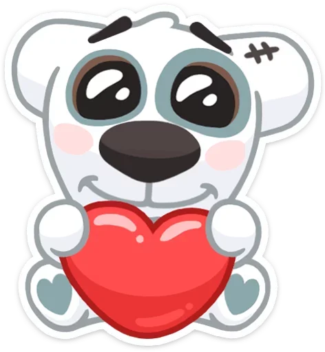 ❤️ Стикер «Стикеры VK» для Telegram
