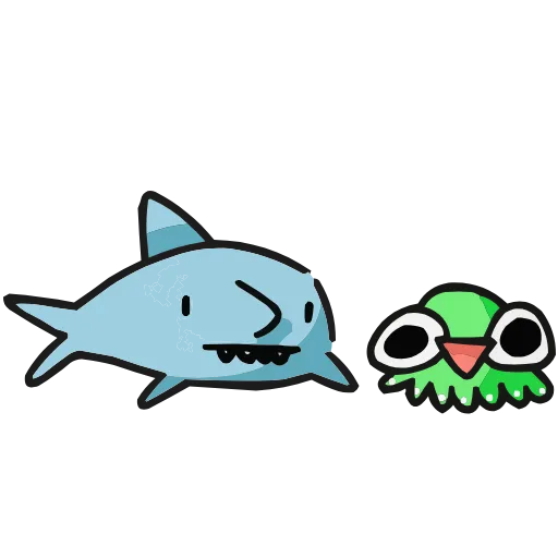 🦈 Эмодзи «Набор эмоджи с Осьми из ВК в качестве» для Telegram