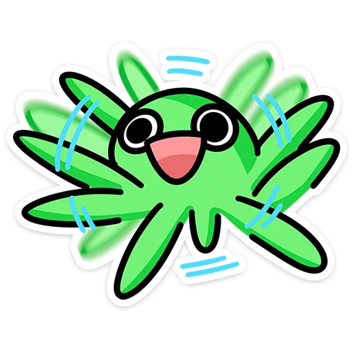 🐙 Стикер «Осьми» для Telegram