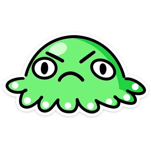 🐙 Стикер «Осьми» для Telegram