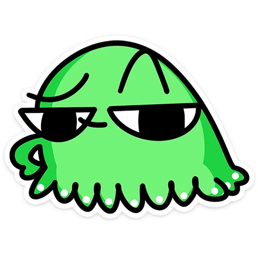 🐙 Стикер «Осьми» для Telegram