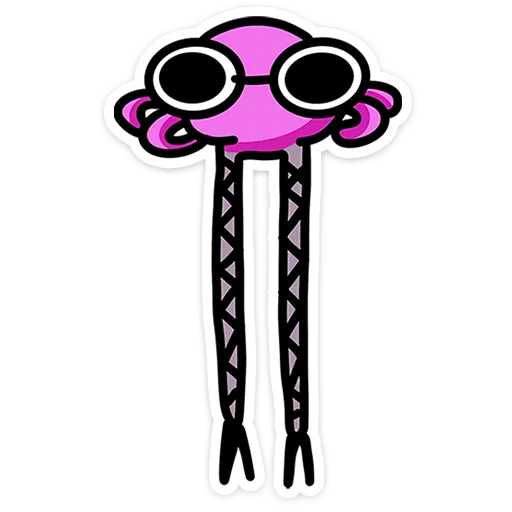🐙 Стикер «Осьми» для Telegram