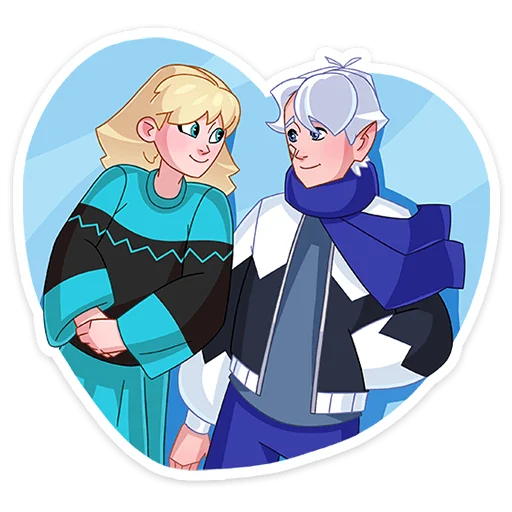 👩‍❤️‍👨 Стикер «Ноэль» для Telegram