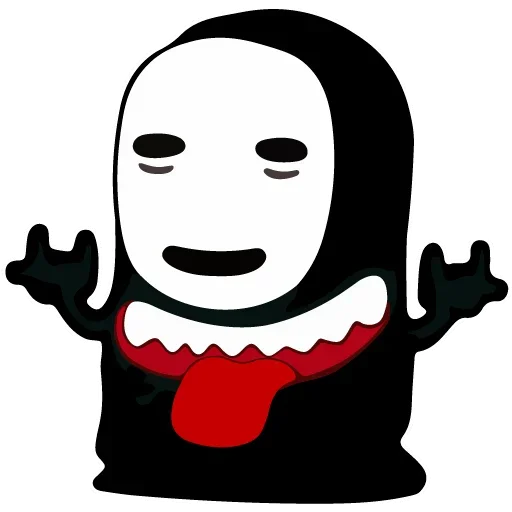 😛 Стикер «Kaonashi» для Telegram