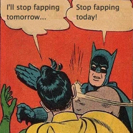😒 Стикер «nofap120» для Telegram