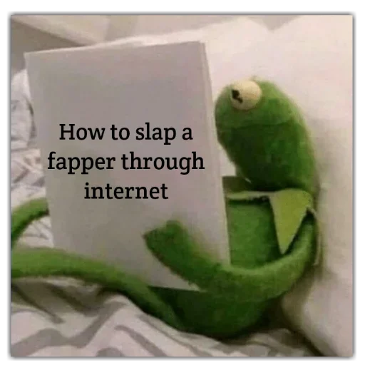 😑 Стикер «nofap120» для Telegram