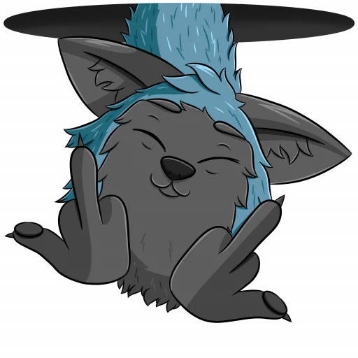🖕 Стикер «Noggy Fox» для Telegram