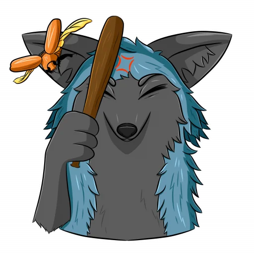 🐞 Стикер «Noggy Fox» для Telegram
