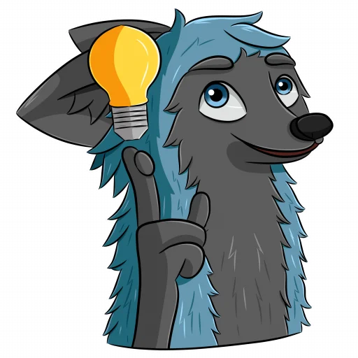 💡 Стикер «Noggy Fox» для Telegram