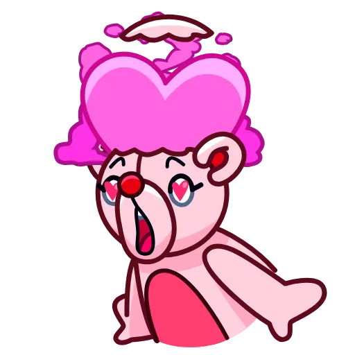 😍 Стикер «Nonromantic bear» для Telegram