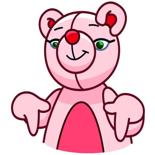 😏 Стикер «Nonromantic bear» для Telegram