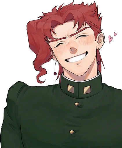 🥰 Стикер «Noriaki Kakyouin (JJBA)» для Telegram