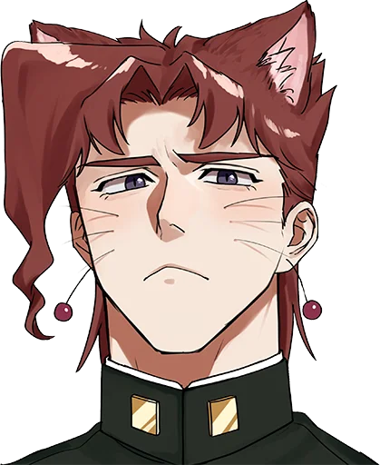 😾 Стикер «Noriaki Kakyouin (JJBA)» для Telegram