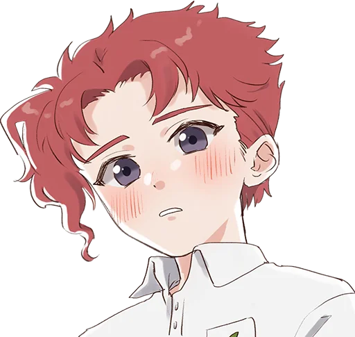 🥺 Стикер «Noriaki Kakyouin (JJBA)» для Telegram