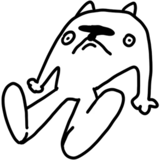 🫠 Стикер «White Dog» для Telegram