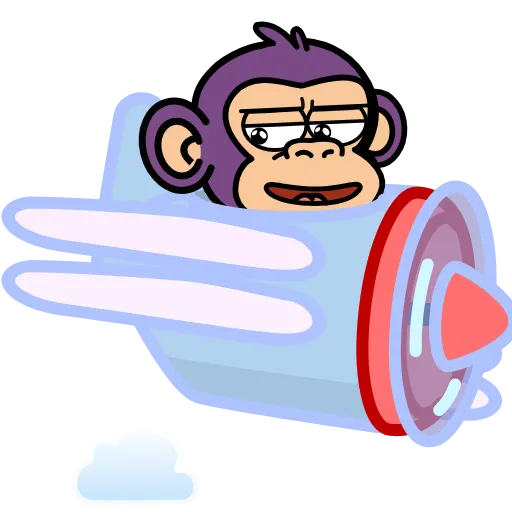 ✈️ Эмодзи «🍸 Notmeme monkey» для Telegram