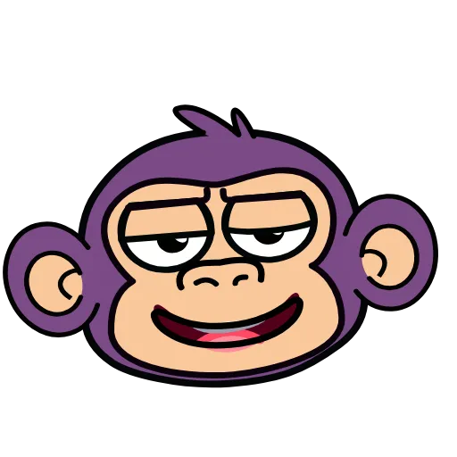 😉 Эмодзи «🍸 Notmeme monkey» для Telegram