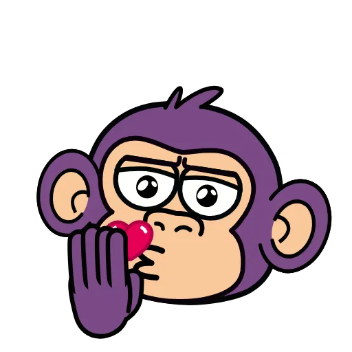 😘 Эмодзи «🍸 Notmeme monkey» для Telegram